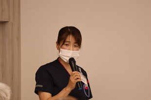 【画像】看護部の宮本糖尿病看護特定認定看護師 【画像】看護部の宮本糖尿病看護特定認定看護師